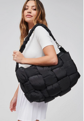 Large Sixth Sense Woven Bag (black)