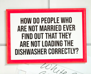 "Loading Dishwasher Correctly?" Magnet