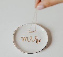 "Mrs." Jewelry Dish
