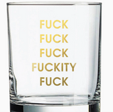 Fuckity Fuck Rocks Glass