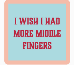 Middle Finger Coaster