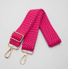 Woven Bag Strap (fuchsia)