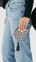 Winona Woven Wallet (black)