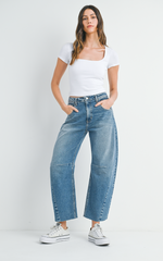 The Barrel Jean (med denim)
