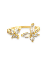 CZ Butterfly Ring