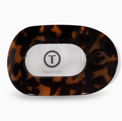 Teleties Flat Large Hair Clip (tortoise)