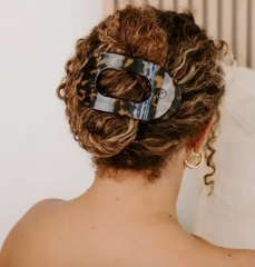 Teleties Flat Large Hair Clip (tortoise)