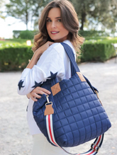 The Ezra Tote (navy)