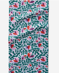 Spring Wavy Leaves Bar Towel