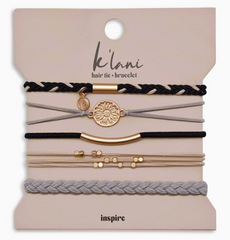 "Inspire" Hair Tie Bracelets