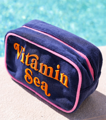 "Vitamin Sea" Cabana Pouch