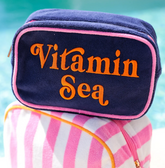 "Vitamin Sea" Cabana Pouch