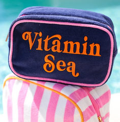 "Vitamin Sea" Cabana Pouch