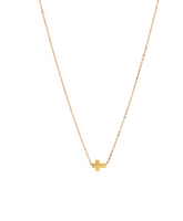 Horizon Cross Necklace