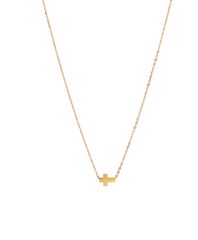 Horizon Cross Necklace