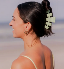 Teleties Large Hair Clip (classic aloe)
