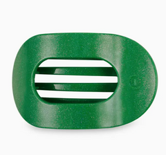 Teleties Flat Large Hair Clip (shamrock shimmer)