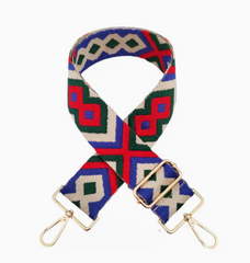 Green/Red Boho Crossbody Strap