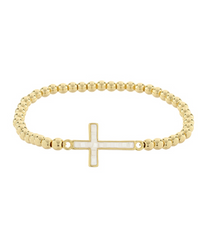 Golden Grace Cross Bracelet
