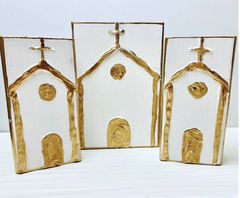 Gold Church Block (4"x7")