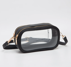 In the Clear Crossbody (black)