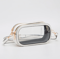 In the Clear Crossbody (white)