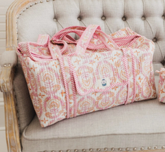 Dahlia Quilted Large Duffle Bag