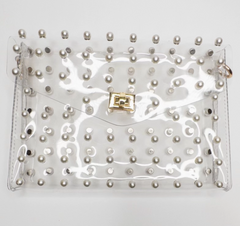 Fan Girl Pearl Clear Purse