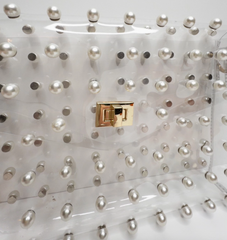Fan Girl Pearl Clear Purse