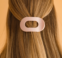 Teleties Flat Small Hair Clip (pearly pink)