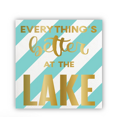 Better at the Lake Napkins