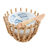 White Sea Woven Tidbit Set