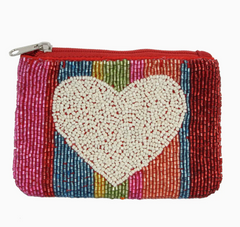 Love You Lots Bead Coin Purse