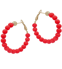 Clay Day Hoop (red)
