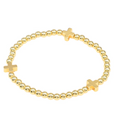Gold Cross Bracelet (WR)