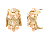 Antique Cat Eye Hoop