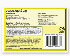 Fiesta Chipotle Dip Mix