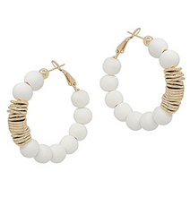 Matte Mix Hoop (white)