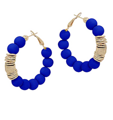 Matte Mix Hoop (royal)