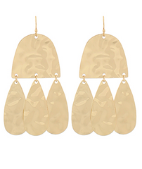 Gilded Groove Earring