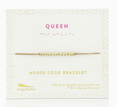 Queen Morse Code Bracelet