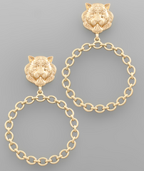 Untamed Tiger Earring