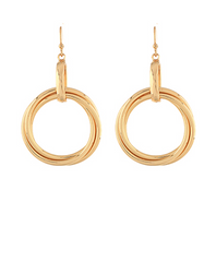 Golden Orbit Earring
