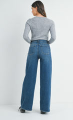 HR Palazzo Wide Leg (dk denim)
