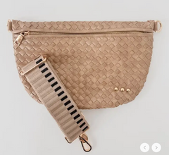 Woven Bum Bag (taupe)