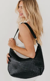 Sienna Slouchy Woven Shoulder Bag