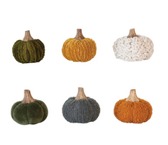 Velvet Bouclé Pumpkin