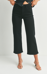 Slim Wide Leg Jean (black)