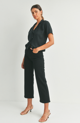 Slim Wide Leg Jean (black)