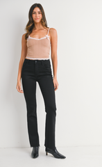 Black Kick Flare Jean